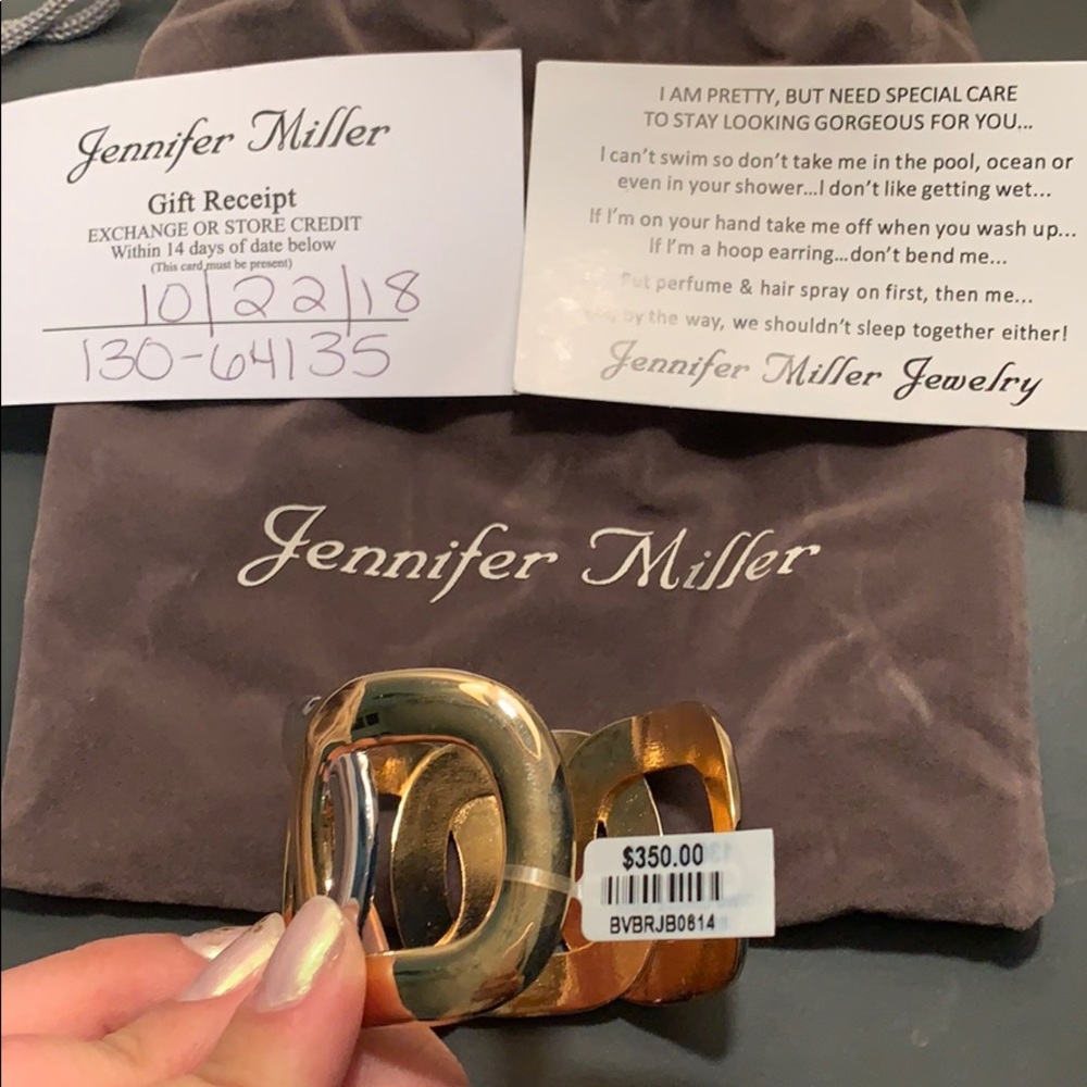 Jennifer Miller circle cuff bracelet.